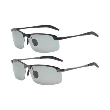 Imagem de Óculos De Sol Fotocromáticos Polarizados Masculinos UV400 Chameleon Pa