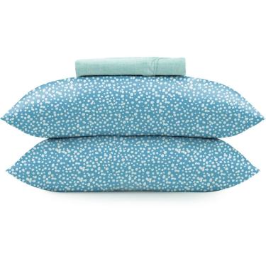 Imagem de Jogo de Cama Altenburg Bossa Malharia 3 Peças Queen Azul