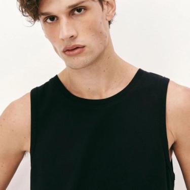 Imagem de Regata World Hering Básica Masculina 0111, Preto, M