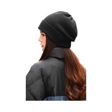 Imagem de Gorro De Acrílico Quente De Inverno Para Mulheres, 6 Cores, VISROVER S