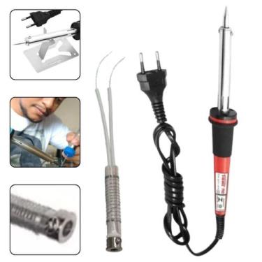 Imagem de Kit Ferro de Solda + Resistência 30w 220v Profissional Fame