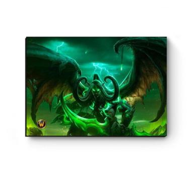 Imagem de Quadro decorativo World Of Warcraft Illidan I - Artgeek