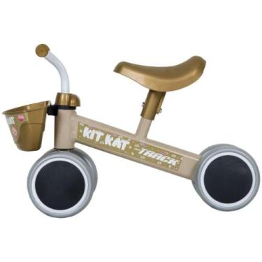 Imagem de Bicicleta de Equilíbrio Infantil Track Bikes Aro 6 Kit Kat BG, Bege, D