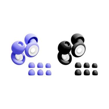 Imagem de Protetores Auriculares De Silicone Reutilizáveis Com Cancelamento De R