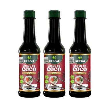 Imagem de Kit Molho Shoyu De Coco Aminos - Copra 3 Unidades 150ml