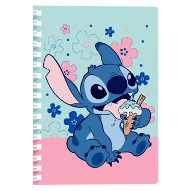 Imagem de Caderno Universitário 10 Matérias Feminino Stitch Culturama