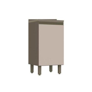 Imagem de Balcão de Cozinha Connect 1 Porta c/Tampo Duna/Cristal - Henn