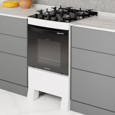 Imagem de Fogão 4 Bocas a Gás Bivolt Premium Glass Realce CR228