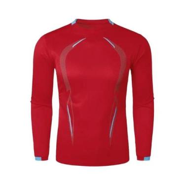 Imagem de Camiseta Masculina De Treino De Manga Longa, Leve E De Secagem Rápida,