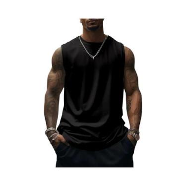 Imagem de Camiseta Regata Masculina De Algodão One Piece Anime Luffy Zoro, Corte