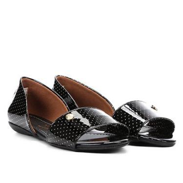 Imagem de Sandália Vizzano Fechada Verniz Poá Feminina-Feminino