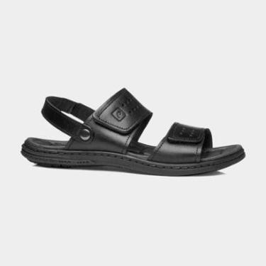Imagem de Sandalia Masculino Pegada 131288 Tira Reversivel Velcro Duplo Couro-Masculino