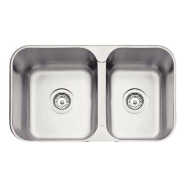 Imagem de Cuba Tramontina Isis 2c 34-28 Bs 69x40 94062102 Aço Inox Acetinado