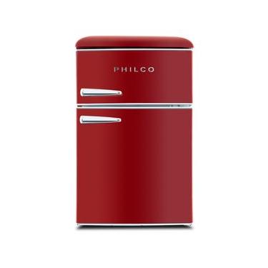 Imagem de Frigobar Philco 87L Retrô Vermelho PFG100RV