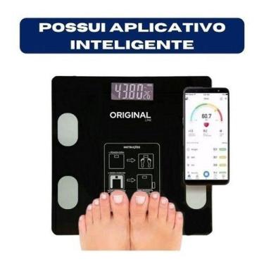 Imagem de Balança Corporal Bioimpedância Banheiro 180 Kg App - Art House