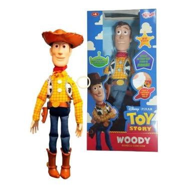 Imagem de Boneco Xerife Woody Toy Story 36 Cm Tecido Com Chapeu e Fala 11 Frases Portugues - Toyng