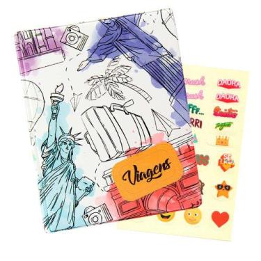 Imagem de Album de 500 fotos 10x15 Sete Maravilhas com Adesivos - TUDOPRAFOTO