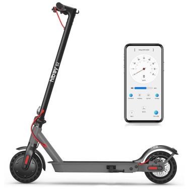 Imagem de Scooter Elétrica para Adultos até 100 kg, Velocidade Máxima de 30 km/h e Alcance de 35 km com Sistema de Frenagem Duplo e Aplicativo, 350W