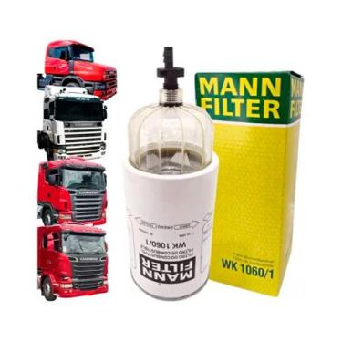 Imagem de Filtro separador agua c/copo rosca 14 - MANN FILTER