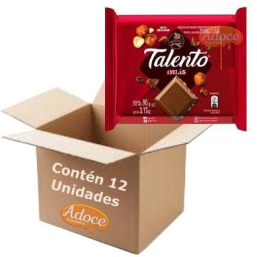 Imagem de Chocolate talento 12unx85g garoto, Avelãs