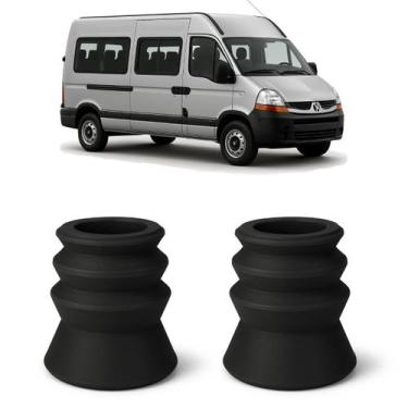 Imagem de Par Batente Do Amortecedor Dianteiro Rrenault Master 65mm - Borfix