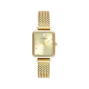 Imagem de Relógio Mondaine Clássico Dourado Feminino 32744LPMVDE1-Feminino