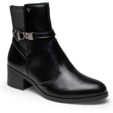 Imagem de Bota Cano Baixo Mississipi J1441 Feminina - Preta-Feminino