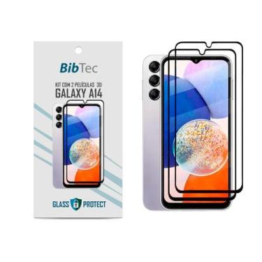 Imagem de Kit 2X Películas 3D Vidro para Samsung Galaxy A14 - BibTec