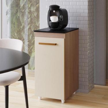 Imagem de Balcão Cozinha Multiuso Aparador Café Blend 40cm Savana Off White - De