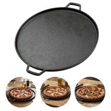 Imagem de Forma De Pizza Media De Ferro Fundido 30cm Santana - Fundição Santana