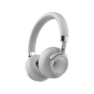 Imagem de Fone De Ouvido Geonav Aerfluid Bluetooth 4.2 Sem Fio Cinza, Branco