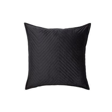 Imagem de Almofada em Veludo Zig Zag Preto Preto