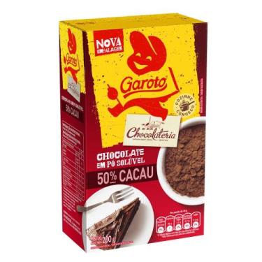 Imagem de CHOCOLATE EM PÓ 50% CACAU GAROTO 200g