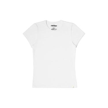 Imagem de Blusa Feminina Cotton Leve Básica Rovitex Branco-Feminino