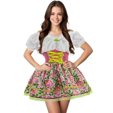 Imagem de Fantasia Vestido Festa Junina Anarrie Adulto Feminino de Luxo - Fantas