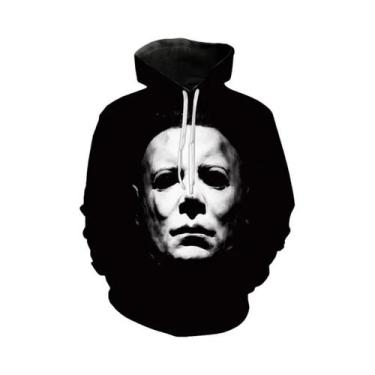 Imagem de Hoodie 3D De Halloween Horror Michael Myers Para Homens, Mulheres E Cr