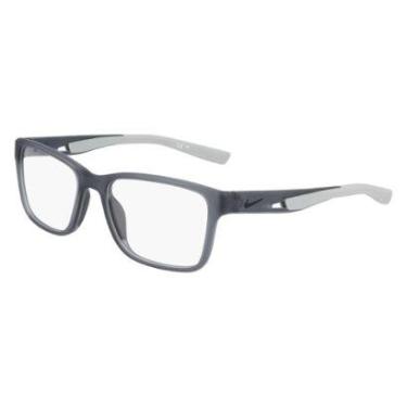 Imagem de Óculos de Grau Nike 7014 Matte Dark Grey-Masculino