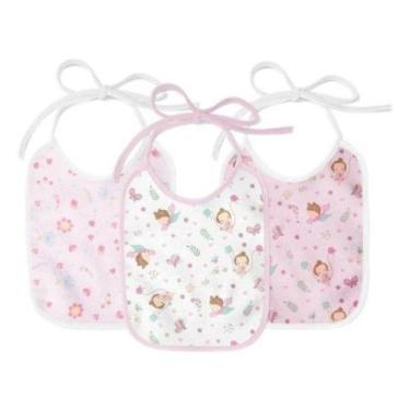 Imagem de Babador Flanelado e Plastificado Papi Feminino 03 Un