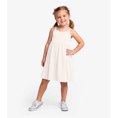 Imagem de Vestido Menina Infantil de Alças Select Bege