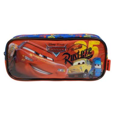 Imagem de Estojo Carros Original Disney Infantil Escola Menino Simples - Xeryus,