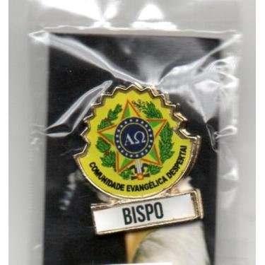 Imagem de Broches com ofícios para ornamentar a roupa do cristão - SC, Bispo