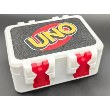 Imagem de Caixa Com Travas Case Para Jogo Uno Classico Cartas - JM3D