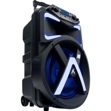 Imagem de Caixa de Som Bluetooth Aquário Hp-480 480W Rms com Usb Microsd Aux 2x P10 para Microfone Preto