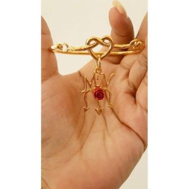 Imagem de Bracelete Amor Guardiã Malandra Navalha Umbanda Candomblé - Kayode Art