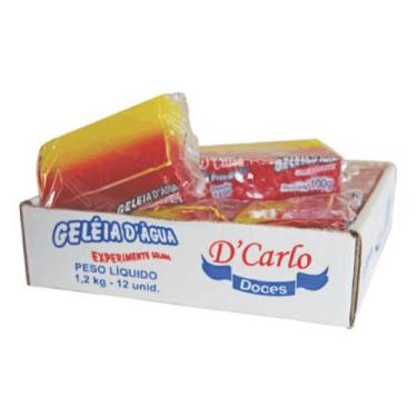 Imagem de Geleia dagua d carlo com 12 unidades