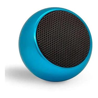 Imagem de Caixinha Caixa de Som Bluetooth Mini Speaker Azul - PONTO DO NERD
