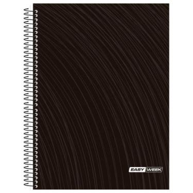 Imagem de Agenda 2027 Easy Week espiral 64 folhas Animativa Cor:Preto, Preto