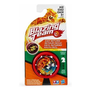 Imagem de Ioiô Blazing Team Beast Wrangler Tigre De Fogo Hasbro Auldey Vermelho