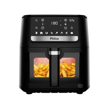 Imagem de Air Fryer Philco 9,5 Litros Visor Glass Redstone PAF95A - 220V, Preto 