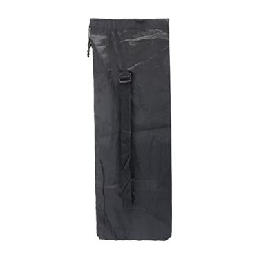 Imagem de Bolsa de skate impermeável para skateboarding alças de longboard dobrável skating fish skate inclinação skate bolsa bolsa de bolsa, 122x38cm